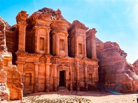 Petra monastery in Jordan